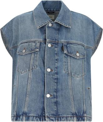 Haikure Gail Denim Gilet - Blue