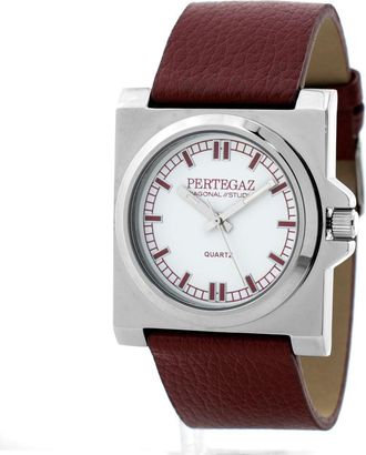 Pertegaz Leather Dress Watch