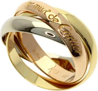 Cartier Trinity Yellow Gold (18K) Pink Gold (18K) White Gold (18K) Band Ring (Pre-Owned)