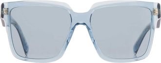 Prada Blue Square Ladies Sunglasses PR 24ZS 15I02F 56