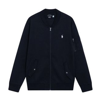 Polo Ralph Lauren Zip-throughs, male, Blue, Size: 2XL Full-zip Sweatshirt