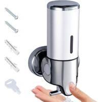 OEM Dispensador De Jab&oacute;n De 500 Ml (blanco), Dispensador De Gel Desinfectante De Manos Para Montaje En Pared, Dispensador Manual De Jab&oacute;n De Cocina - Crez