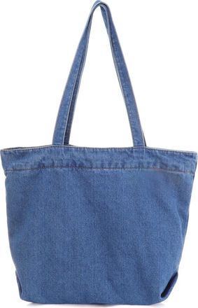 Adornia Large Denim Tote Bag in Blue at Nordstrom Rack