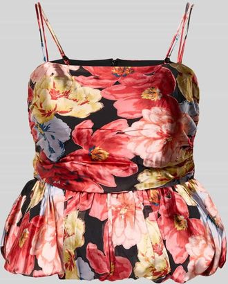 Gestuz Blusentop aus Viskose-Seide-Mix Modell sigrida in Rot, Gr&ouml;&szlig;e 34