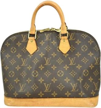 Louis Vuitton Pre-owned Handbags, female, Brown, Size: ONE SIZE Pre-owned Canvas Bag