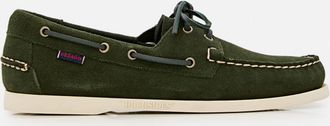 Sebago Dark Green Slip On Loafers
