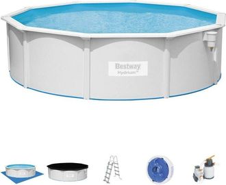 Bestway Piscina Elevada Desmontable Bestway Hydrium 56384 Redonda 460x120cm