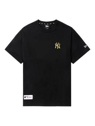 New Era embroidered logo T-shirt - men - Cotton - L - Black