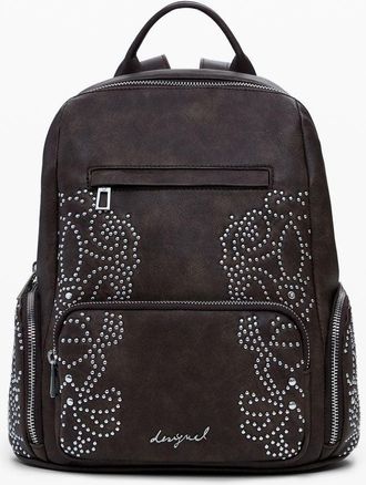 Desigual Bruine Polyethyleen Dames Rugzak