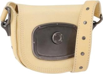 Celine Pre-owned Cross Body Bags, female, Beige, Size: ONE SIZE Pre-owned Vintage Shoulder Bag