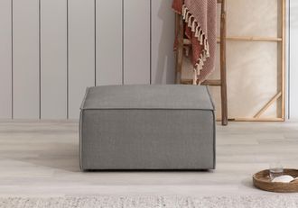 HOME AFFAIRE Hocker »SHERWOOD« Hocker quadratisch, ideale Ergänzung zum Loveseat SHERWOOD