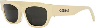 Celine CL40197U39A Square Full Rim Acetate Sunglasses - Brown