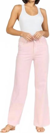 Dear John Denim Fiona Wide Leg Jean In Pink Cloud