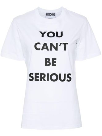 Moschino T-shirt con stampa - Bianco