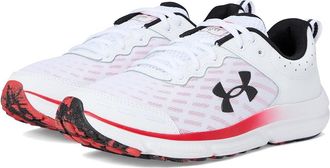 Under Armour Charged Assert 10 Mens Shoes White/Racer Red/Black : 12.5 D - Medium, Textile