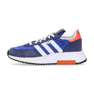 adidas Blauwe lage sneaker met witte details - Heren - Hardloopschoenen - Blauw - 45 1/3 EU - Su&egrave;de - Fitness