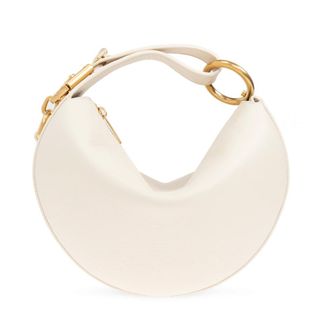 Burberry Tassen, Dames, Beige, ONE Size, Leer, Junior Knight Schoudertas