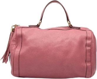 Gucci Pre-owned Handbags, female, Pink, Size: ONE SIZE Pre-owned Vintage Handbag