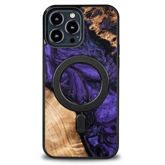 OEM Funda Bewood Unique Para Iphone 13 Pro Max - Violeta Con Magsafe