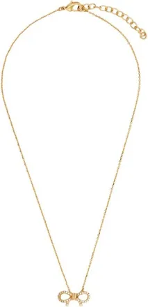Ferragamo Golden Gancini Pendant Necklace