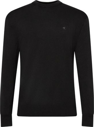 Calvin Klein Jeans Maglione Relaxed con Monogramma - - Knitwear - Uomo - Nero - XL