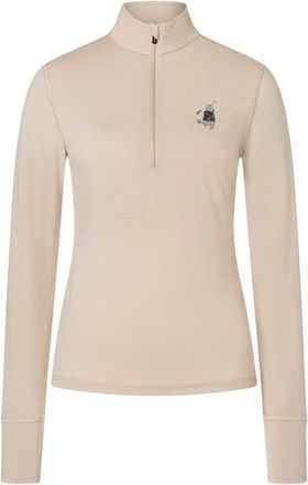 super.natural Tundra175 Zip 1/4 Bunny Merinounterw&auml;sche f&uuml;r Damen | beige