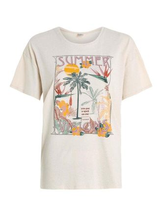 Protest T-Shirt PROTEST T-SHIRT PRTESSE, Damen, Gr. L, weiss (kitsanftes wei&szlig;), Obermaterial: 100% Baumwolle CO., Shirts T-Shirt