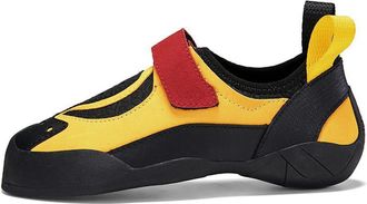 Generic Professional Indoor Rock Climbing Bouldering Shoes for Men - Entry Anti-Slip Outdoor Rock Climbing Training Shoes (Gray Yellow,10.5)