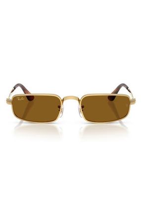Ray-Ban 54mm x A$AP Rocky RB3927 Rectangular Sunglasses in Arista /Brown at Nordstrom