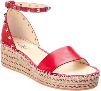 Valentino Rockstud Leather Sandal