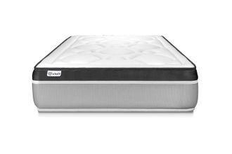 VITALIT Vitalit - Colch&oacute;n Blanco Con Espuma Viscoel&aacute;stica 100 X 200