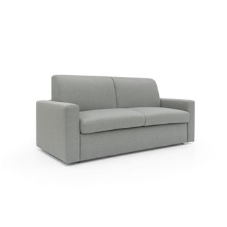 Divani.Store Divani.store - Kansas Sof&aacute; Cama Convertible H20 Cm En Tela Impermeable 212 Cm (mat. 160x197) Gris