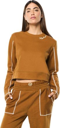 Sergio Tacchini Greta Crewneck in Bronze Brown at Nordstrom, Size X-Small