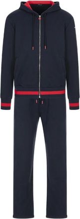 Kiton Tuta Jogging - Heren - Trainingspakken - Blauw - XL - Katoen - Fitness