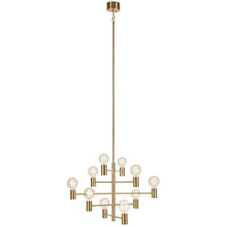 Marksl&ouml;jd Markslojd - Paris Suspensi&oacute;n De Techo Multibrazo 10 Luz Lat&oacute;n Oscuro