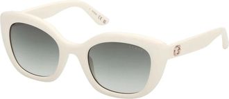 Guess Vierkante Zonnebril - unisex - Zonnebrillen - Wit - 51 MM - Accessoires