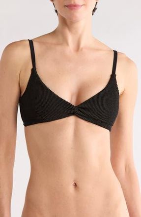 Good American Always Fit Twist Bikini Top in Black at Nordstrom Rack, Size 4X-Large