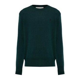 Ami Dames, Truien, Groen, Maat: XS Wol