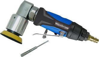 Adler Europe Amoladora Neum&aacute;tica Oscilatoria Angular 50mm Ad-1182, Herramienta Profesional Para Pulido Y Desbaste Industrial, Disco De Precisi&oacute;n, Dise&ntilde;o Ergon&oacute;mico