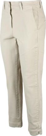 Marella Broeken, Dames, Beige, S, Katoen, Jeans