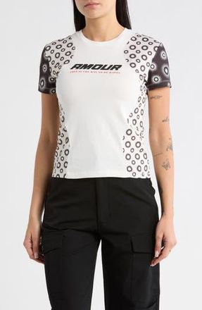 Desigual Amour Knit T-Shirt in White at Nordstrom Rack, Size X-Small