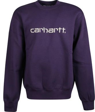 Carhartt Work in Progress Purple Logo Sweatshirt