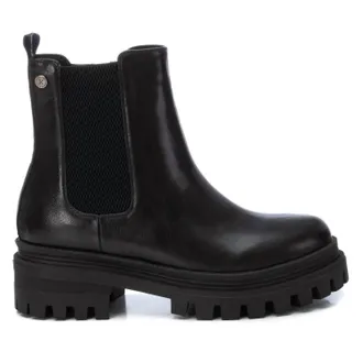 Xti Womens Chunky Ankle Booties In Black
