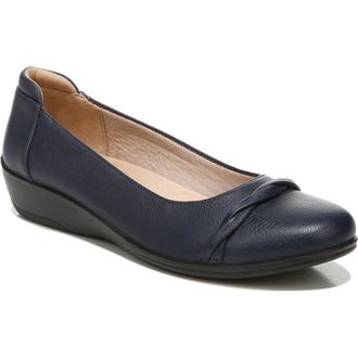 Life Stride Impact Wedge Flat in Navy at Nordstrom, Size 12