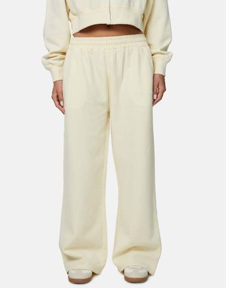 Good For Nothing Joggers a fondo ampio gialli lavaggio vintage-Giallo