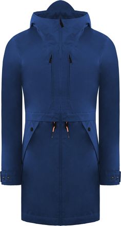 Hunter Original 3 Layer Womens Blue Parka Jacket - Size X-Small