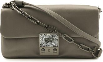 Anya Hindmarch Satin Leather Clutch Bag Shoulder Bag (Pre-Owned)