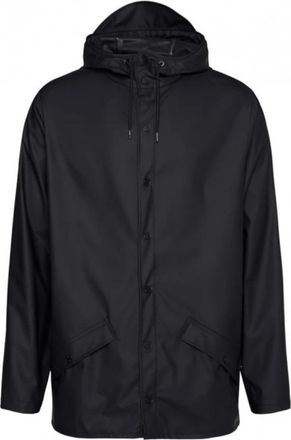 Rains Moderne Unisex Regenjas - Heren - Regenjassen - Zwart - XL - Polyester - Jassen