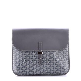 Goyard Coursier Messenger Bag Coated Canvas and Leather