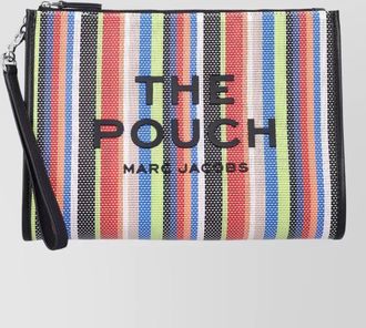 Marc Jacobs stripe mesh pouch